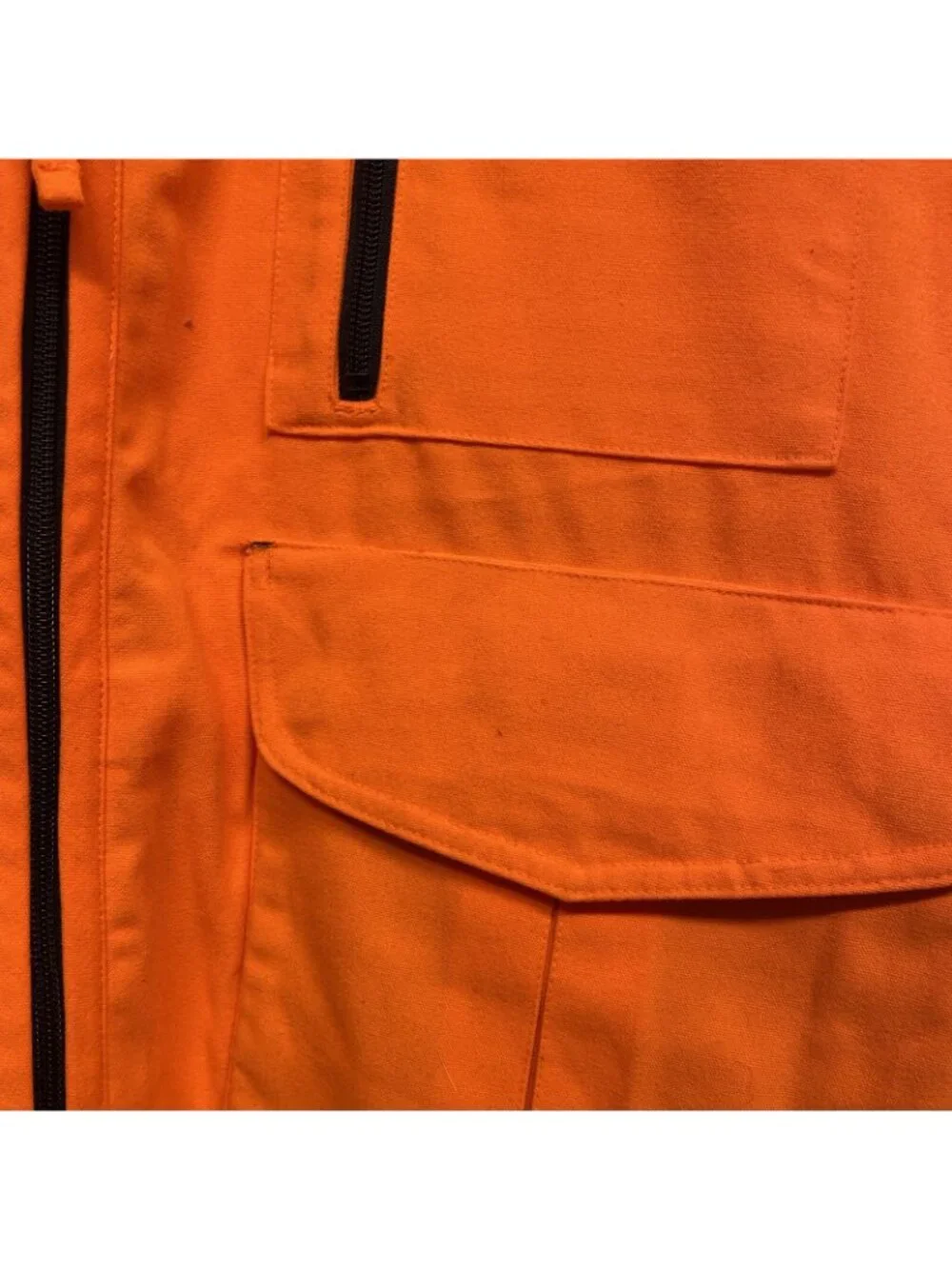 cabelas orange vest hunting full zip size xl